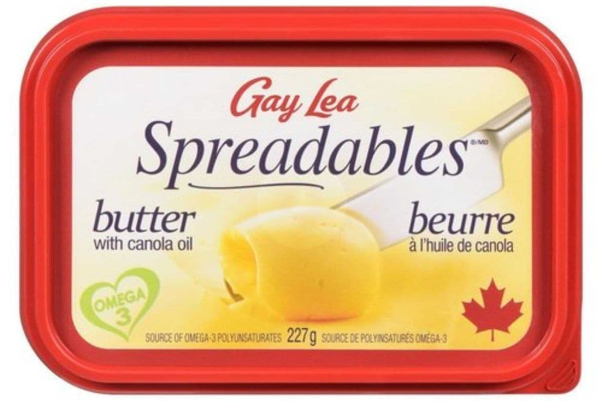 Gay Lea Spreadable Regular Butter with Canola Oil (227 gm)