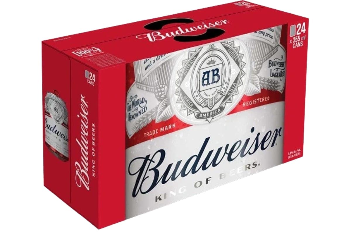 Budweiser 355ml 24pk Can