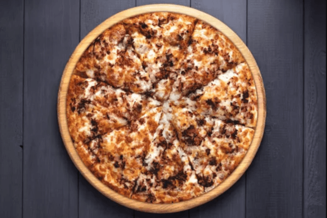 13. Single Medium Triple Cheese Bacon Burger Special Pizzas