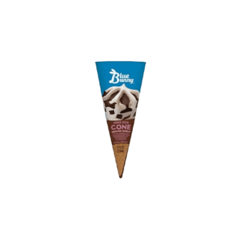 King Cone Brownie Blue Bunny - USA (237ml)