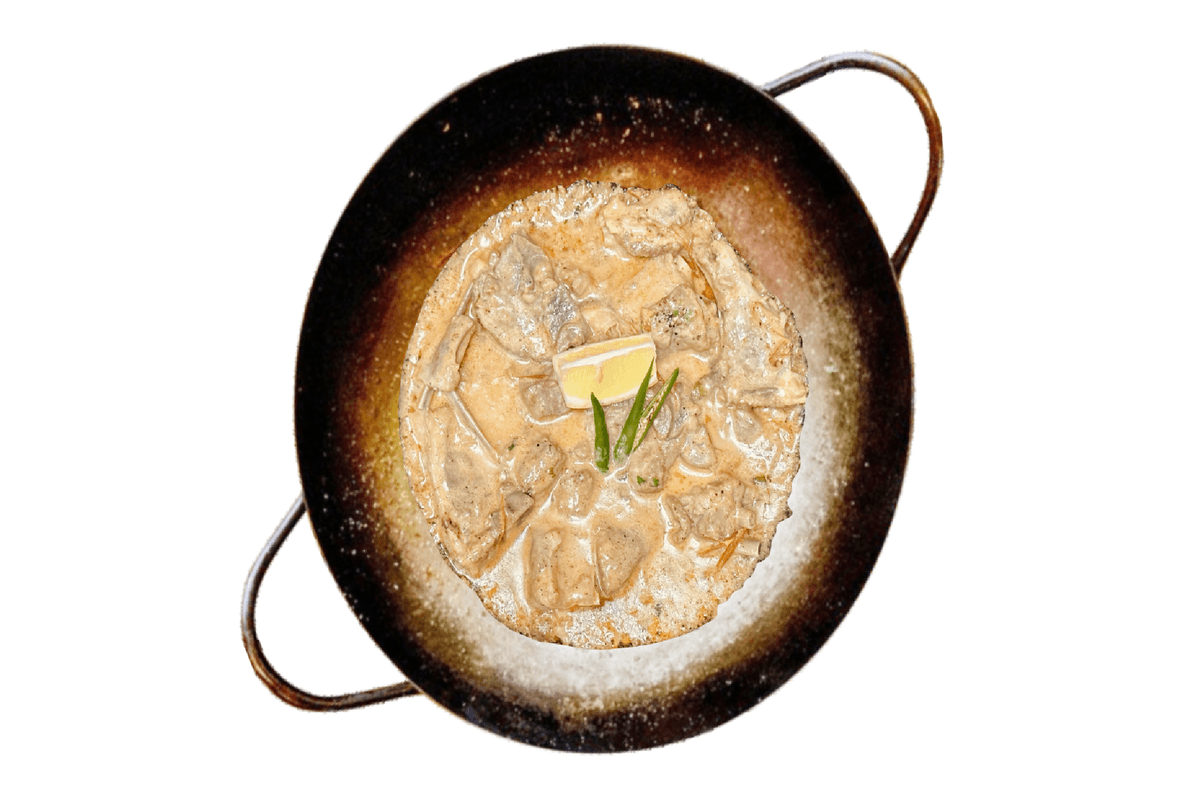 Lamb Handi (Half Kg) with 2 naans