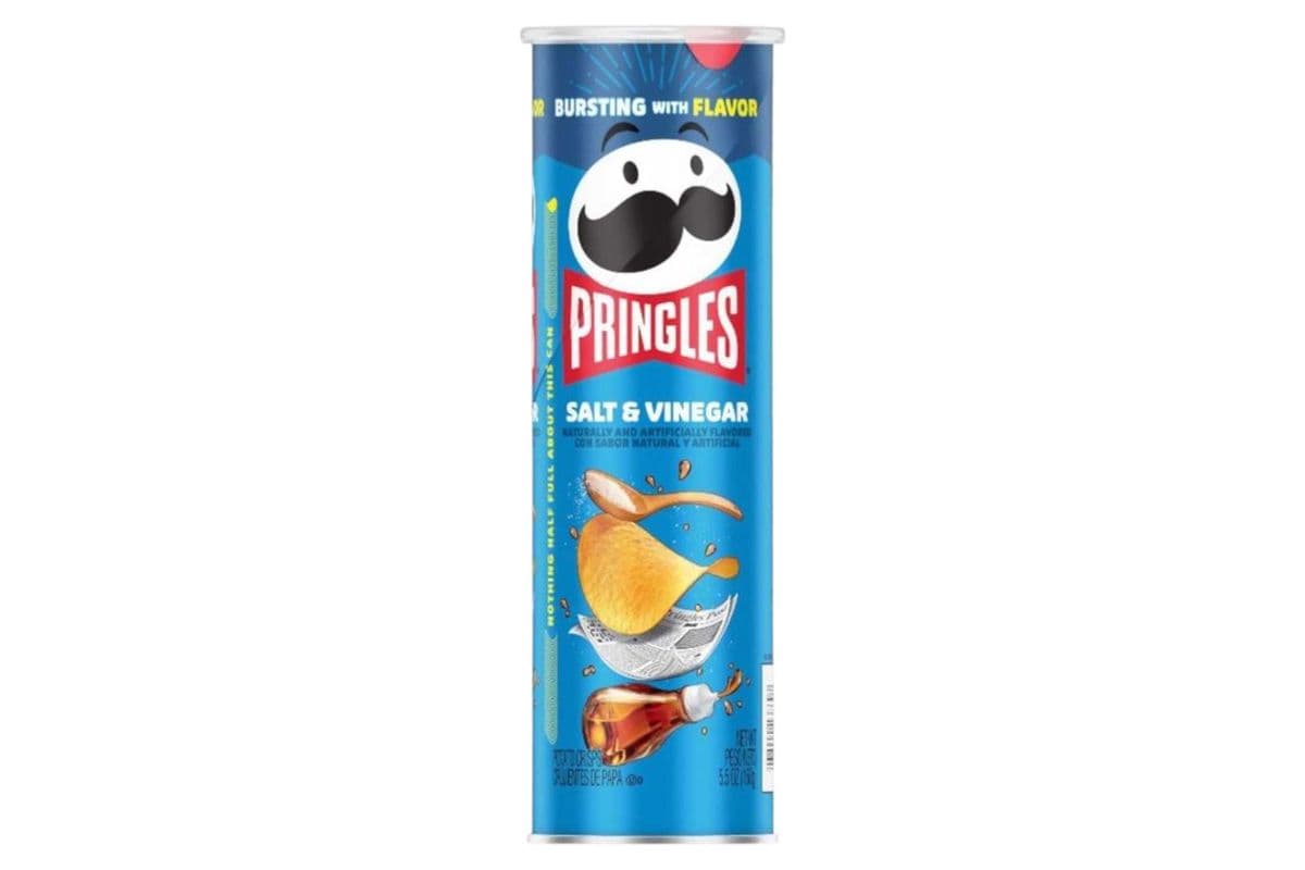 Pringles Salt & Vinegar (156gm) (260 Cal)
