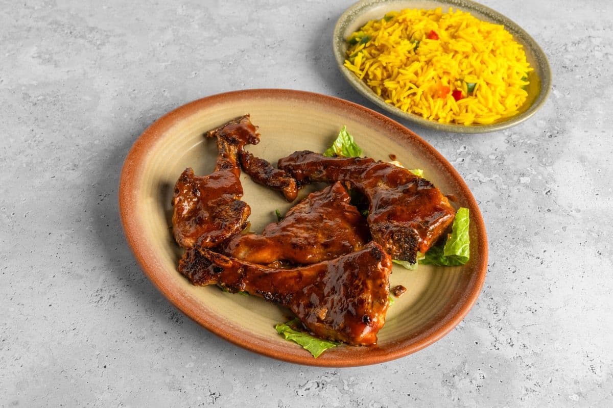 Lamb Chops with One Side