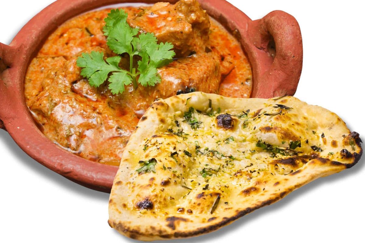 Coconut Chicken Naan Meal