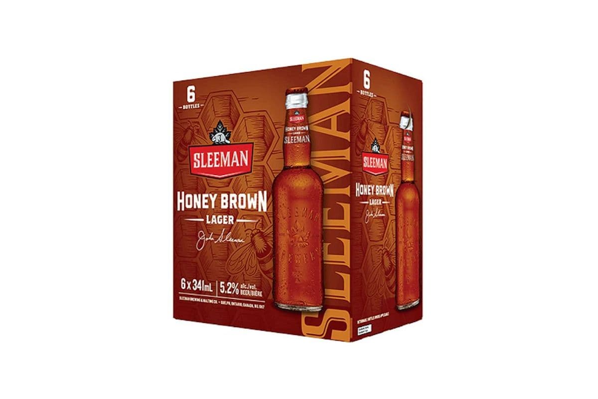 681411. SLEEMAN HONEY BROWN (6 x 341ML (BOTTLES)