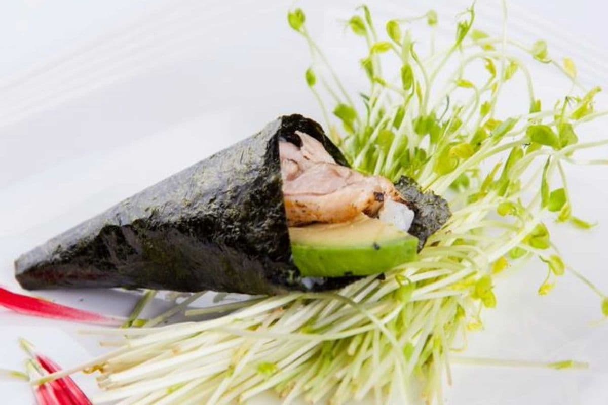 Chicken Teriyaki Temaki Hand Roll
