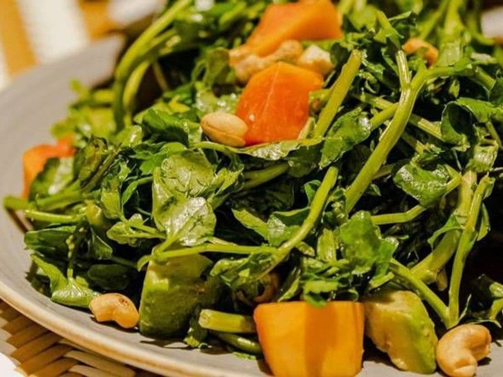 Watercress And Papaya Salad