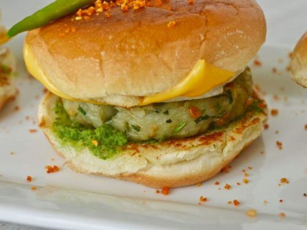 Bombay Vada Pav Burger