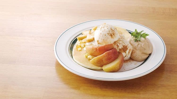 Apple Tea Cream Pancake