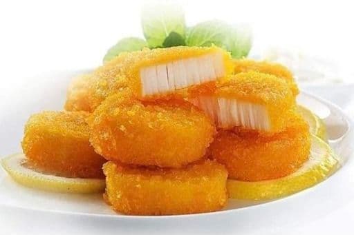 Fried Imitation Breaded Scallops (7 pcs)