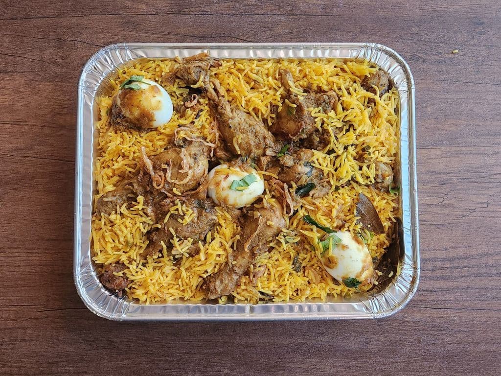 Chettinad Chicken Biryani Family Tray (serves 3-5)