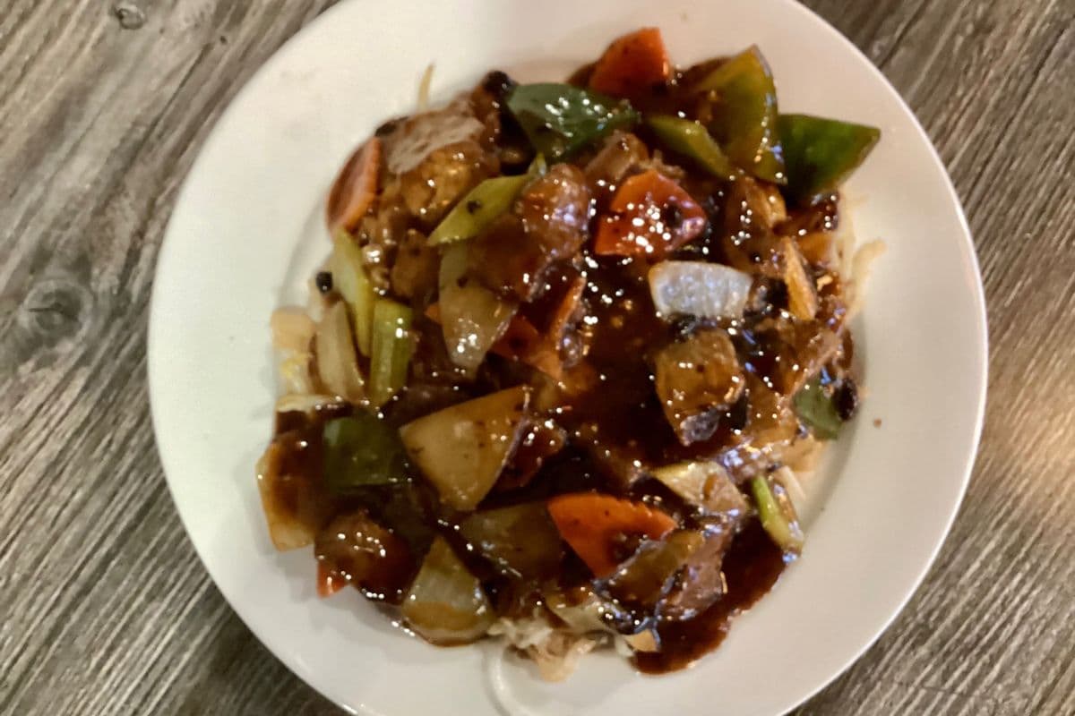 Black Bean Beef Ho Fun