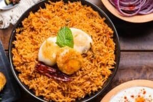 Egg Pulav Dry