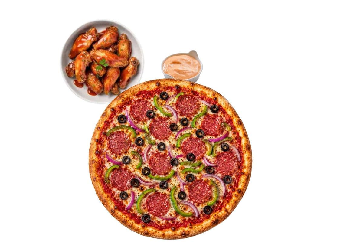 COMBO 7 – LARGE PIZZA & WINGS COMBO DEAL