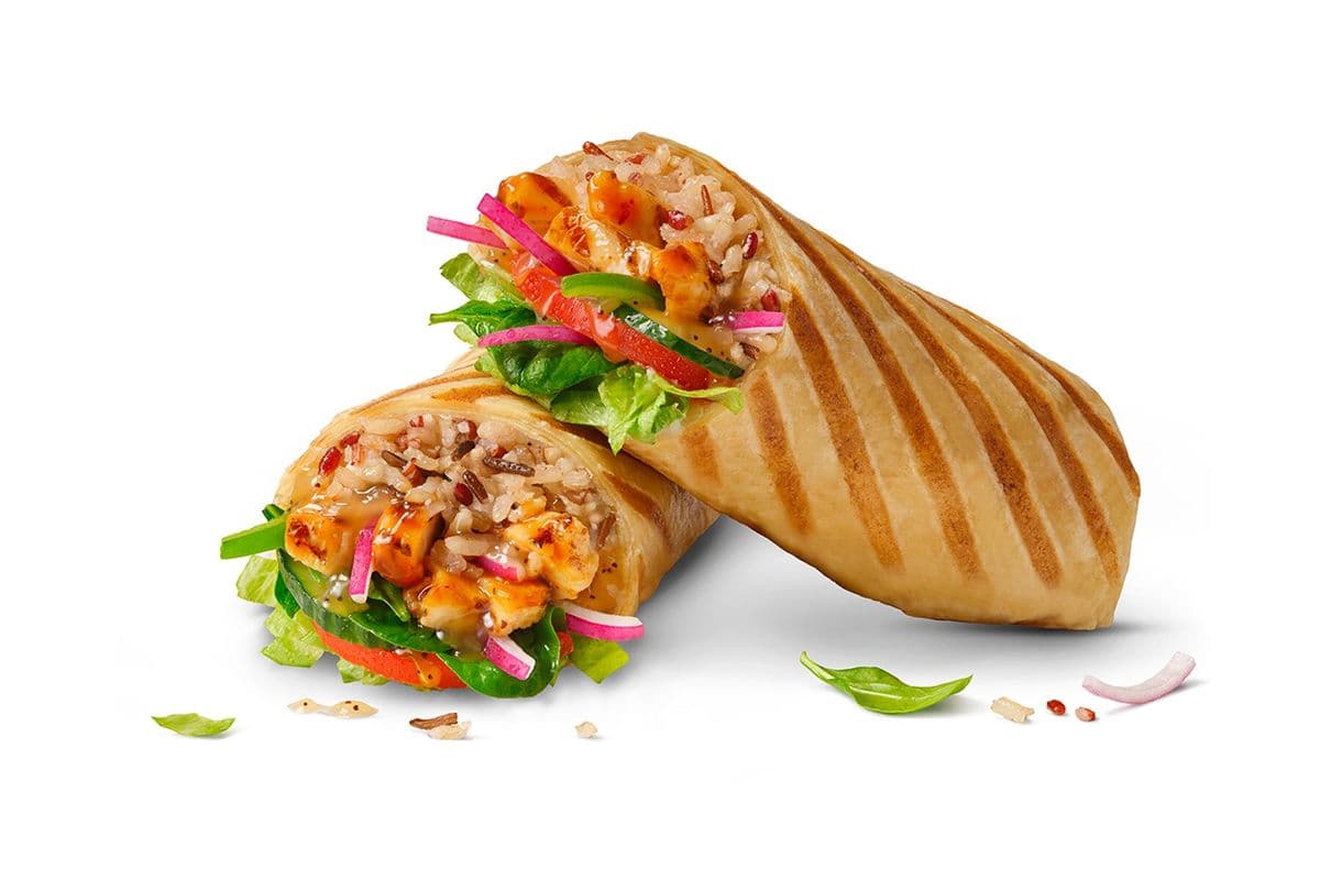 Poulet teriyaki aux oignons doux (Riz Wrap)