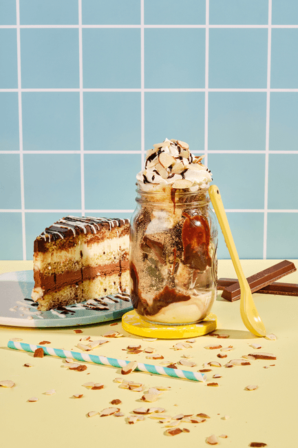 ICJ KITKAT TUXEDO CAKE JAR