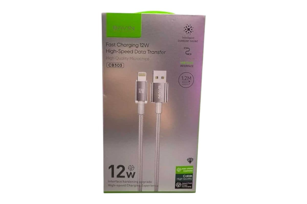 Bavin 12W USB to iOS Data Transfer Cable