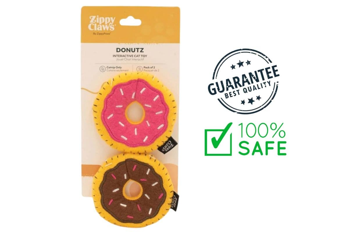 ZippyClaws Donutz 2Pack Cat Toy