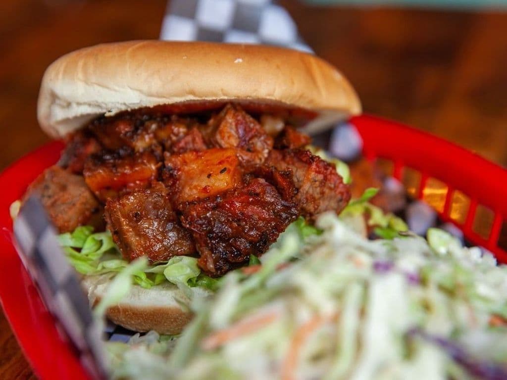 Chopped Brisket BBQ Sammie