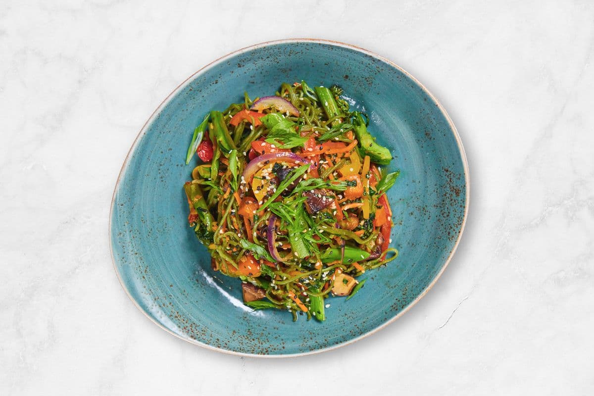 Kale Noodle Stir Fry