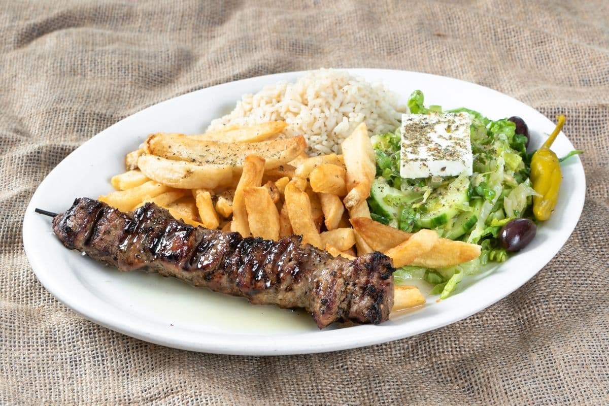 Plat de brochette de porc / Pork Stick Plate