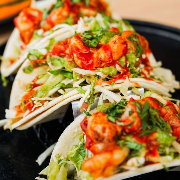 Blackened Shrimp & Avocado Taco