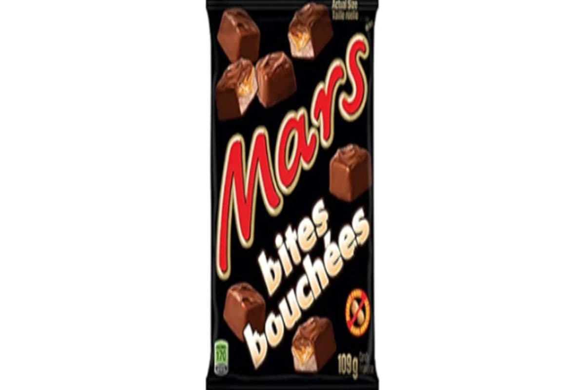 Mars bite bouchées (109g) (170 Cal)