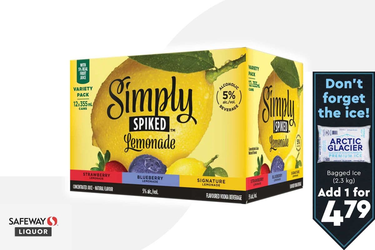 Simply Spiked Lemonade Variety Pack (12 x 355 ml)