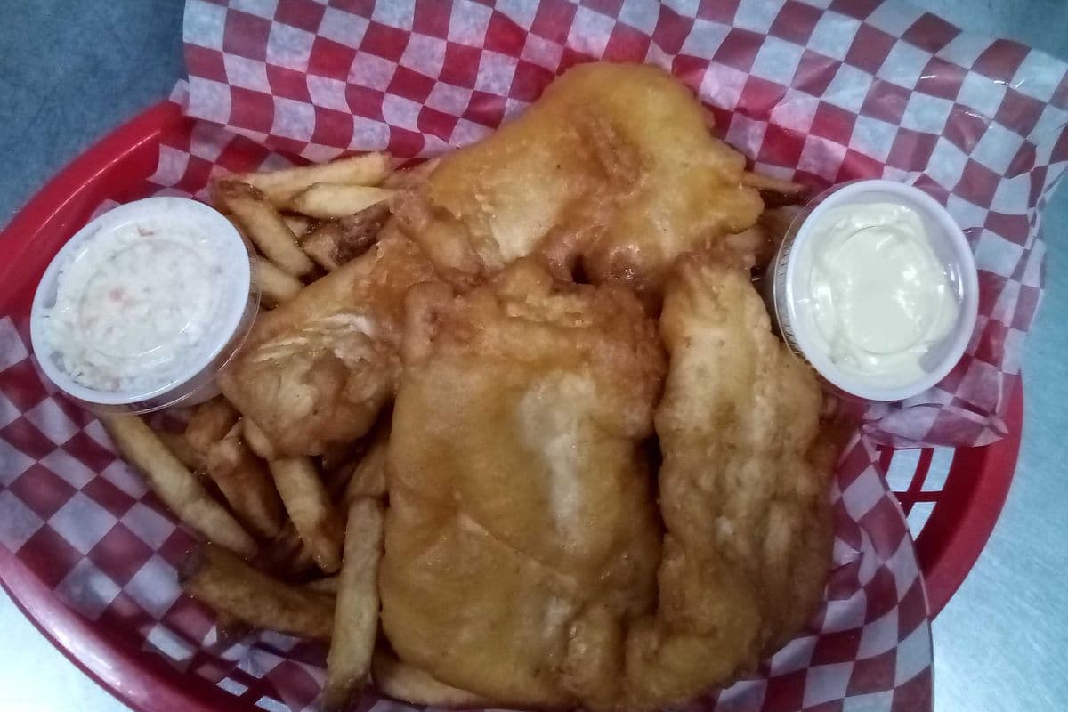 Two piece with chips