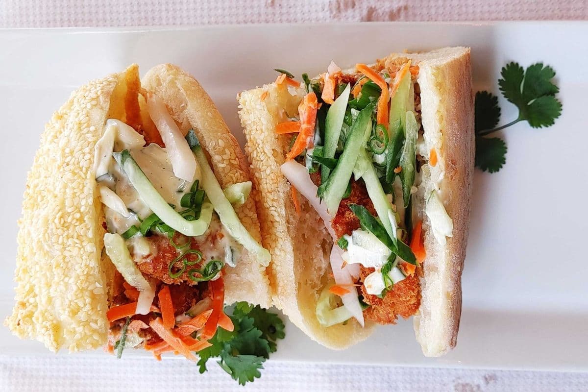 Zhima Bao au Tofu / Tofu Zhima Bao