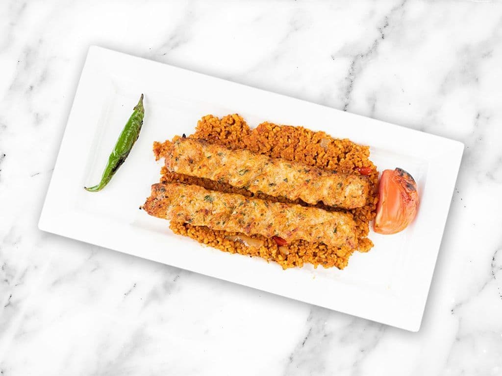 Lunch Special Chicken Adana Kebap (2 skewers)