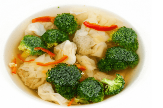 #42. Wonton Soup with Veggies