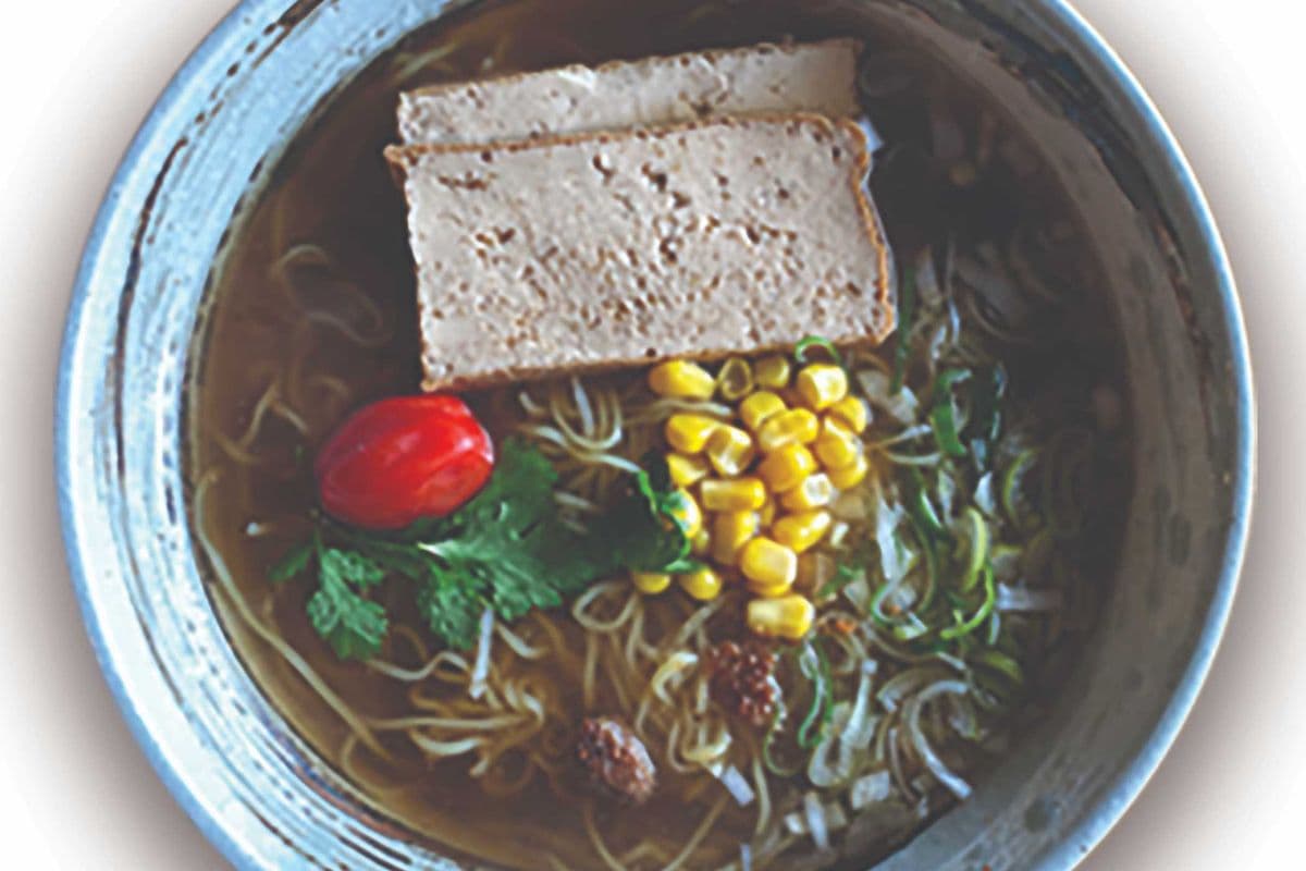 7. Tofu Green Ramen