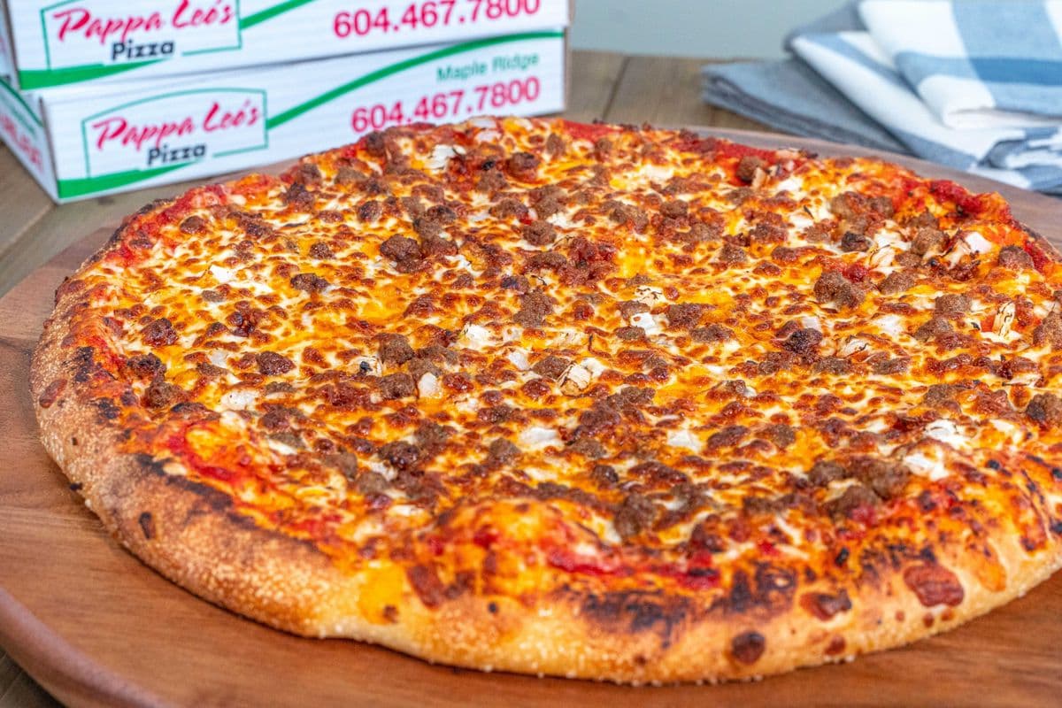 Small Bacon Double Cheeseburger Pizza