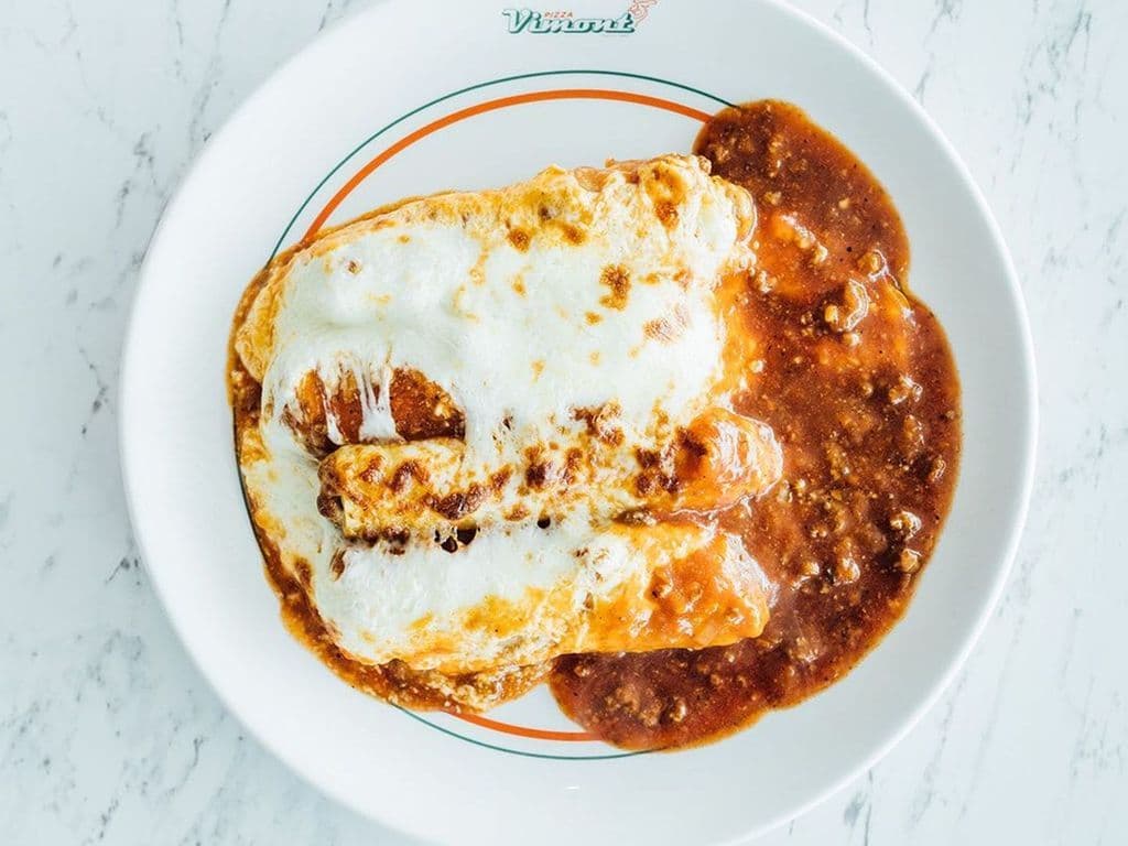 Cannelloni à la viande gratiné / Cannelloni with Baked Meat