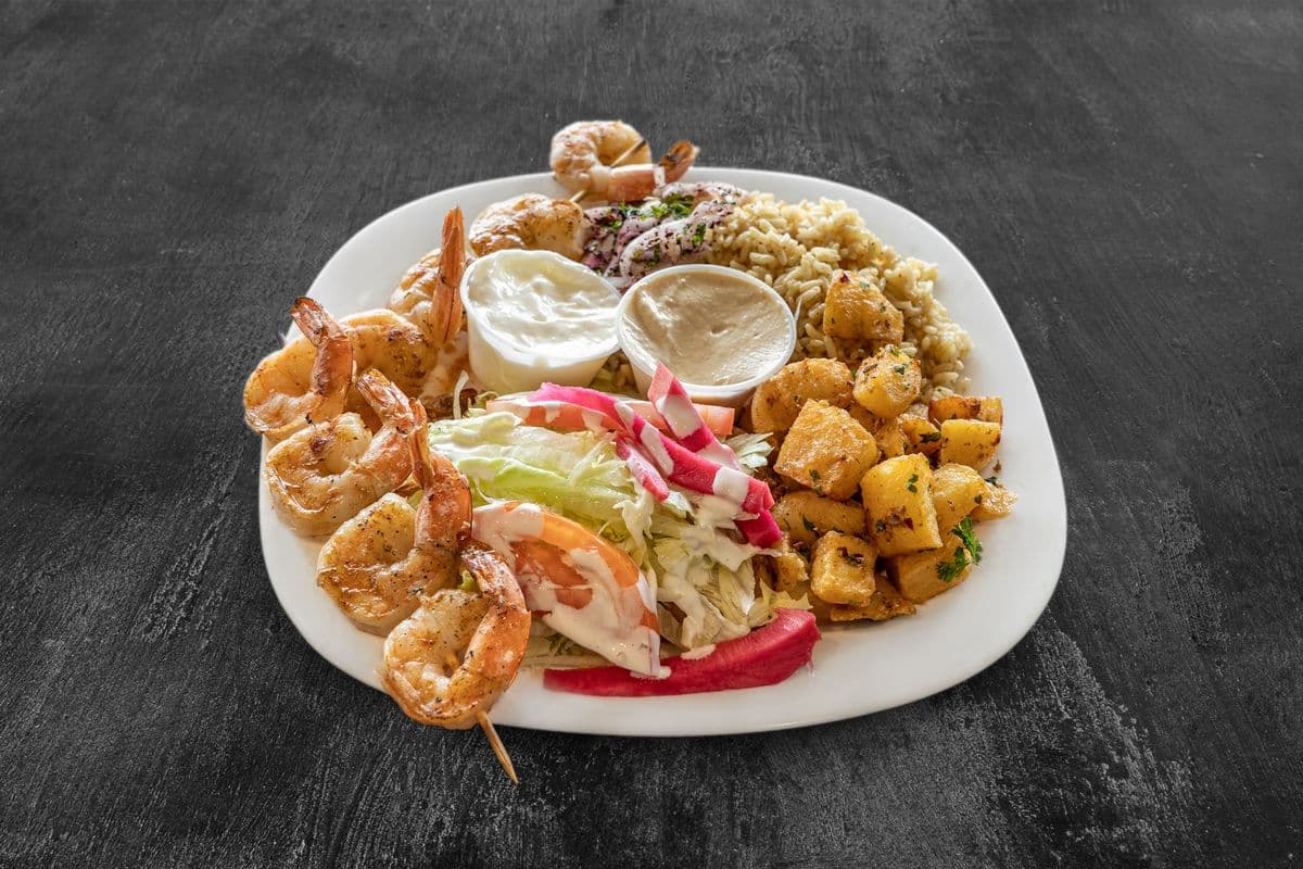 Plat crevettes
