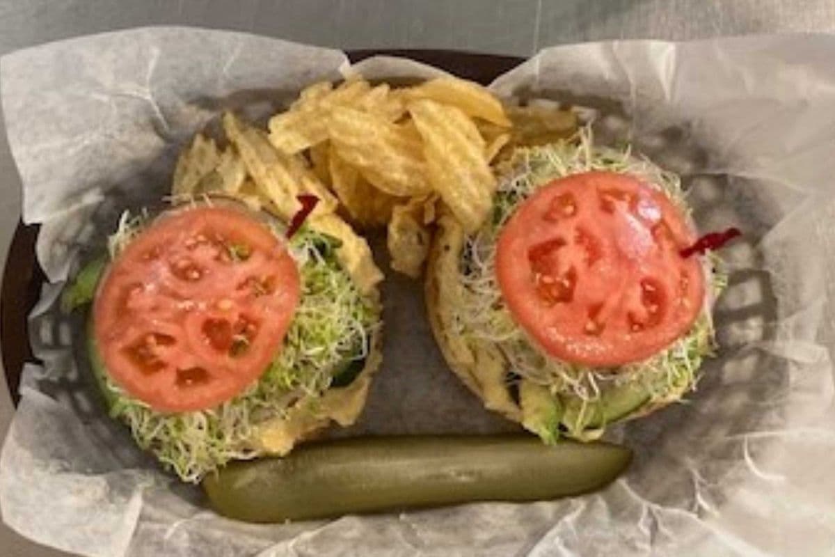 Vegan Veggie Sandwich with Hummus