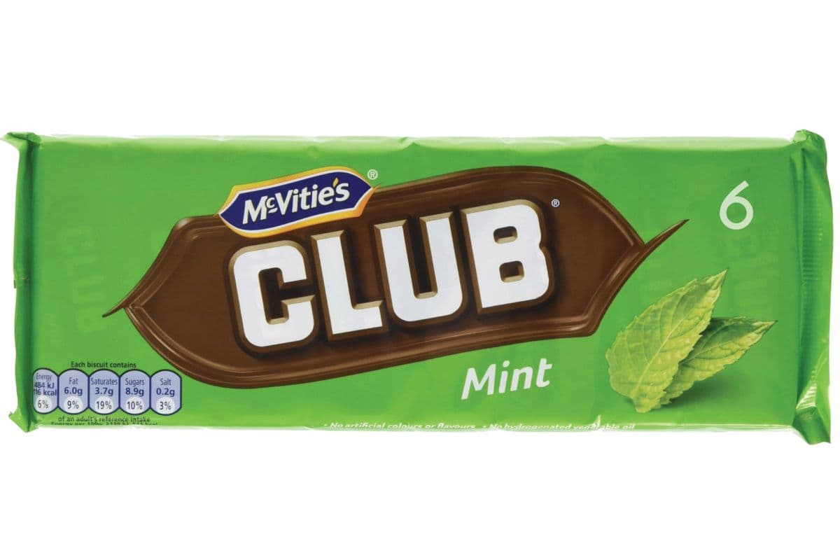 McVitie's Club Mint (6 Pack)