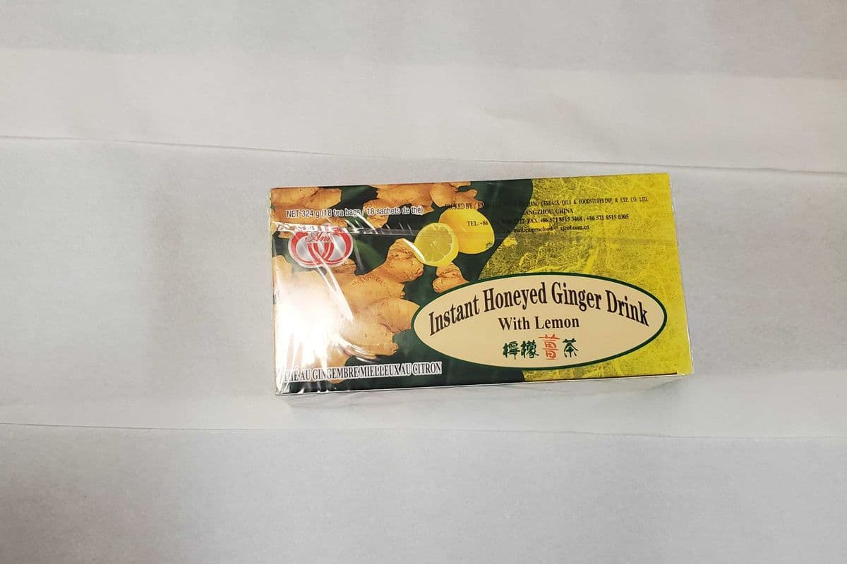 THÉ INSTANTANÉ GINGEMBRE AVEC MIEL ET CITRON (324 G)