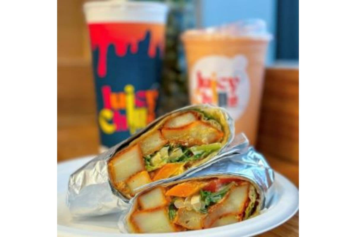 Mint Paneer Tikka Wrap