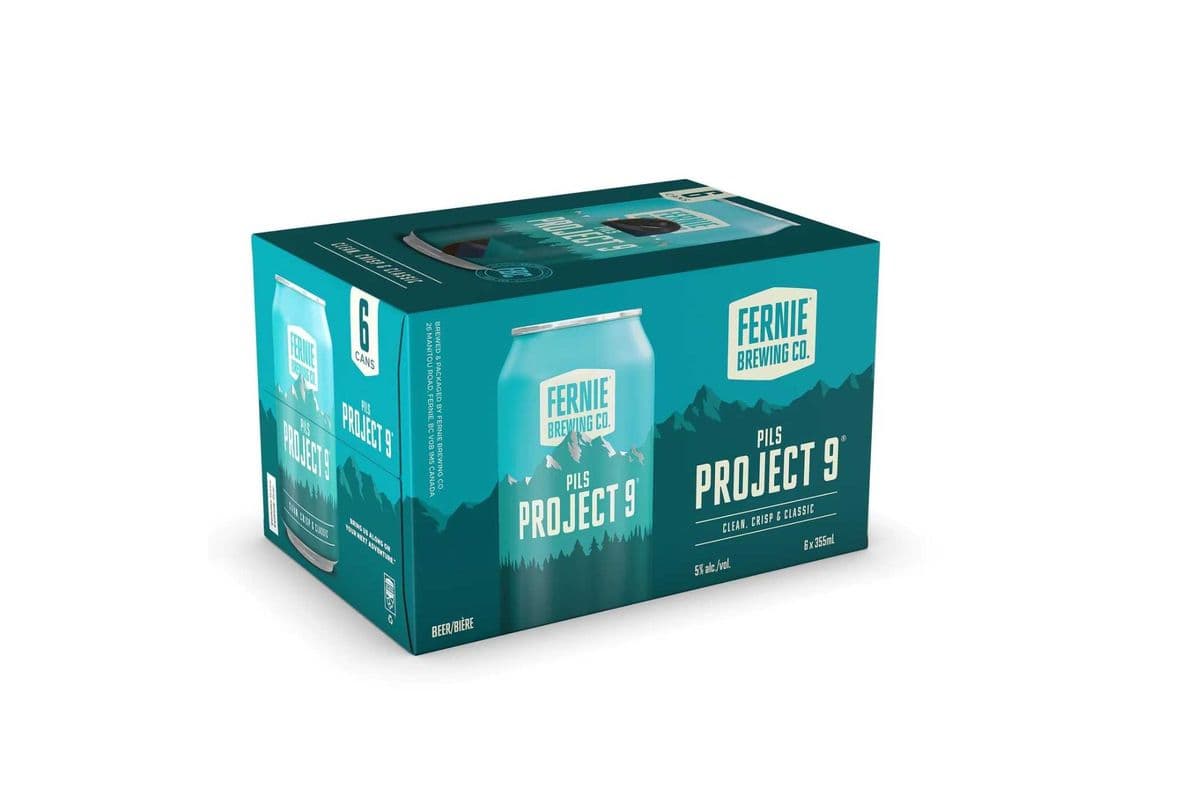 Fernie Brewing Project 9 Pilsner (6 Pack) (6 x 341ML)