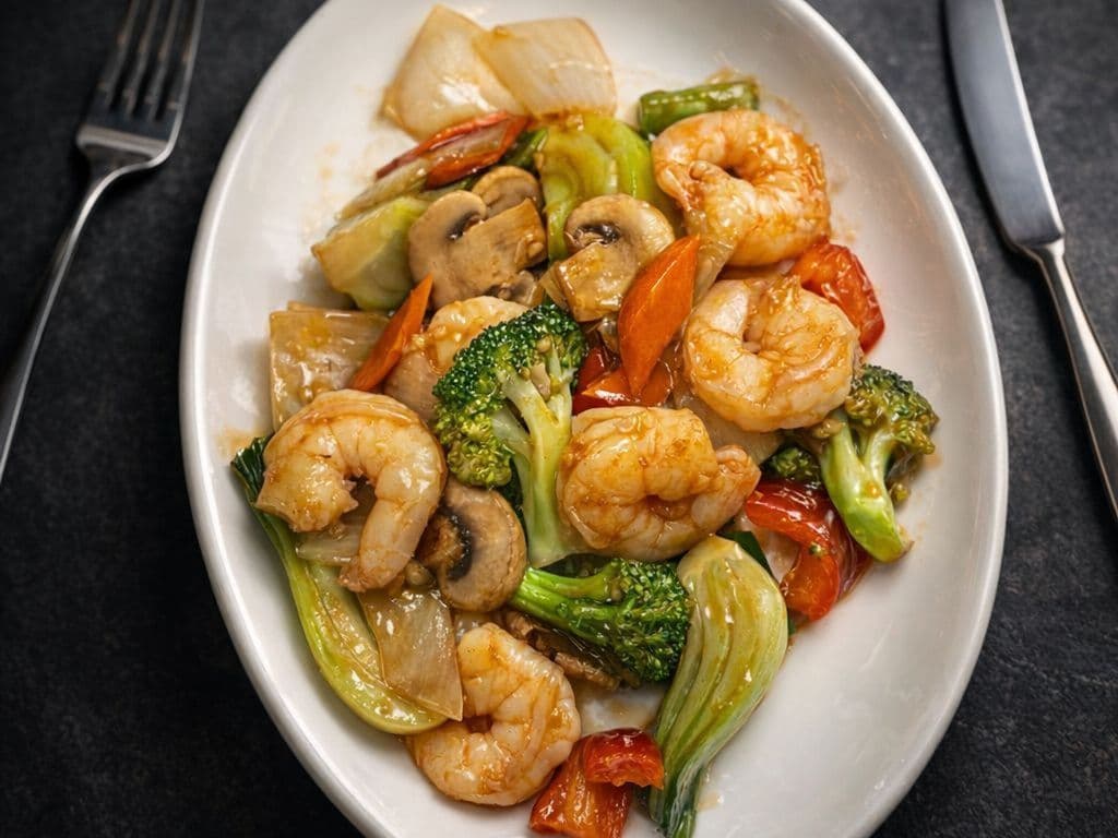 Shrimp stir fry mix veggie