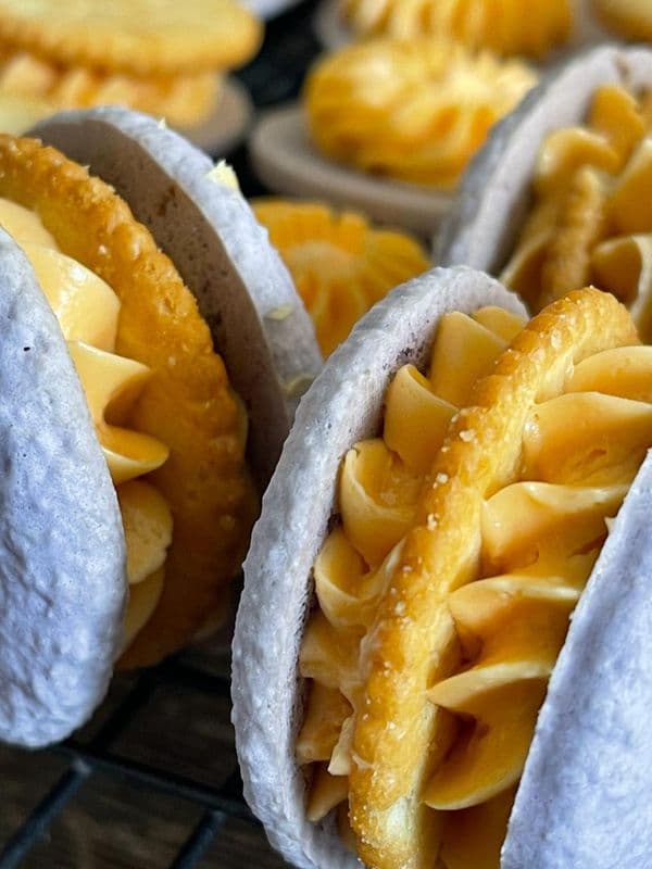 Yellow Cheese Macaron