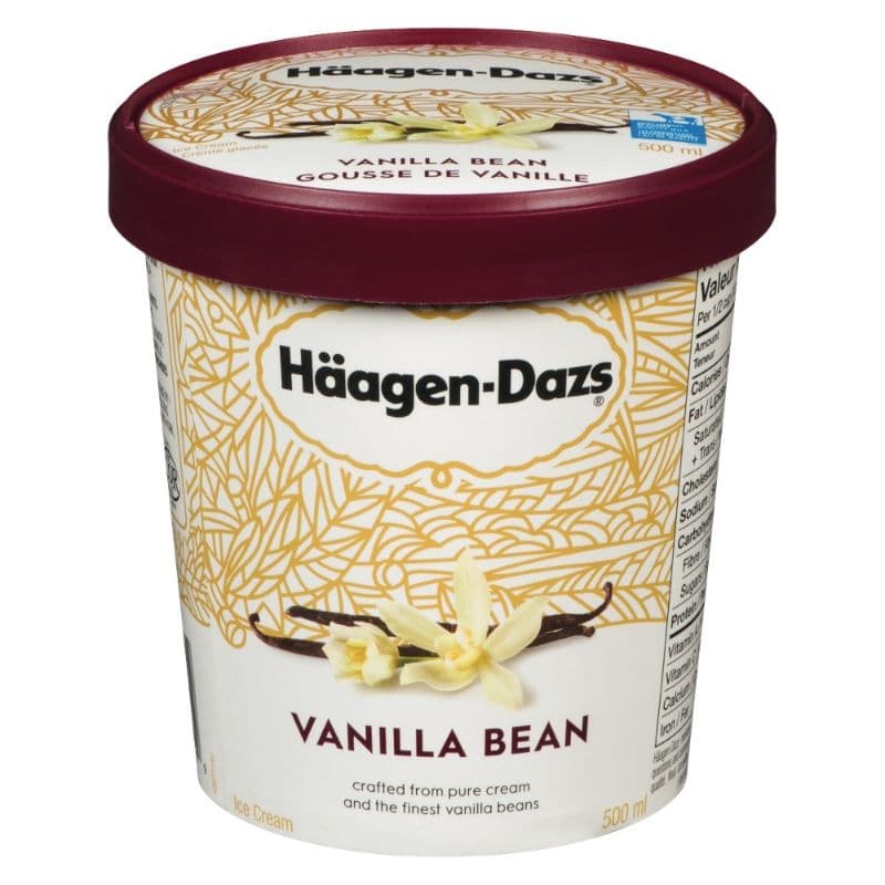 Haagen-Dazs Vanilla Bean (450ml)