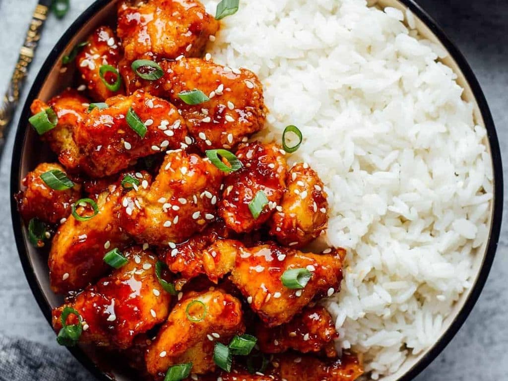 Hakka Chilli Rice Bowl