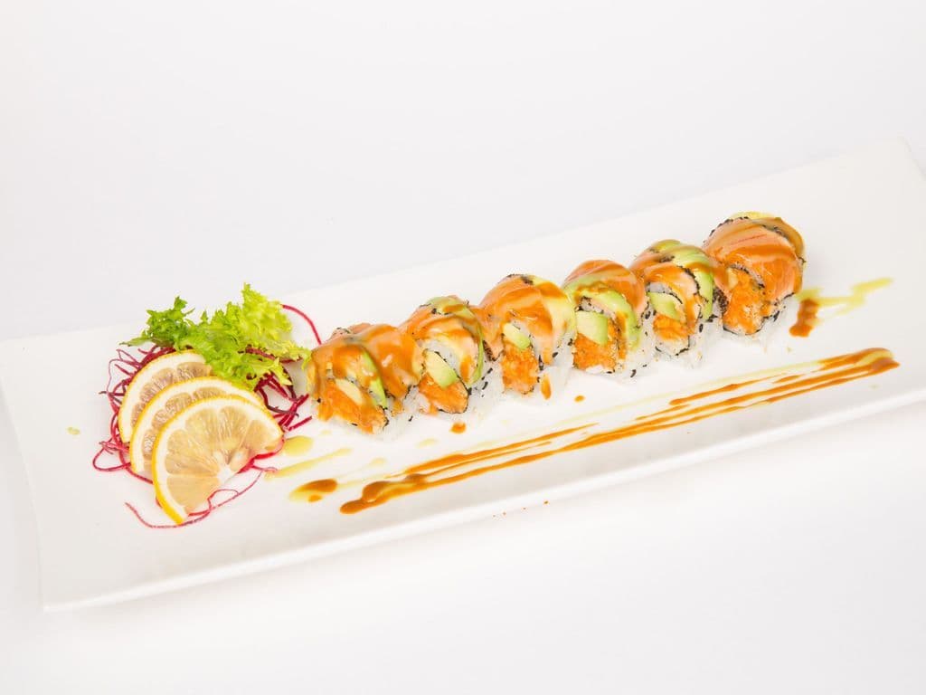 Crazy Salmon Roll(8Pcs)