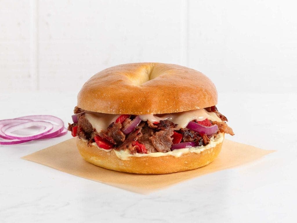 Steak & Cheese Melt Bagel