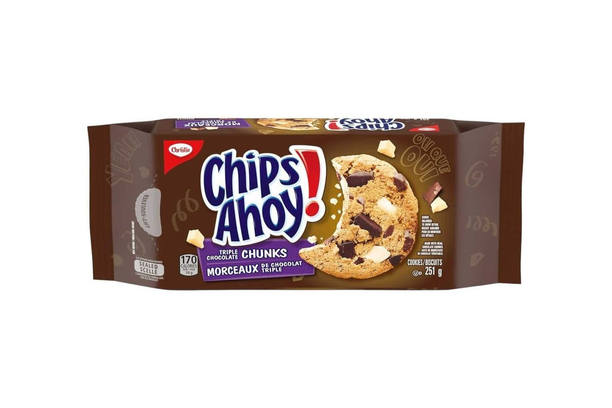 Tripple chocolate chunks.(Chips Ahoy) (251 g)