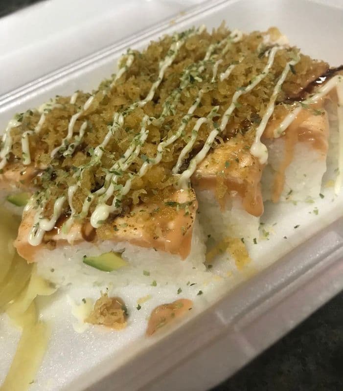 Salmon Oshi Sushi