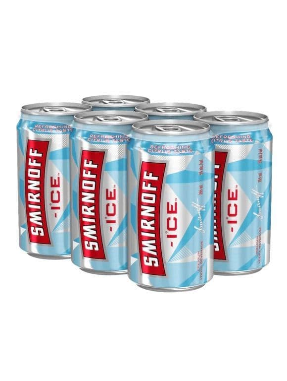 Smirnoff Ice 355ml 6 Cans 5% ABV